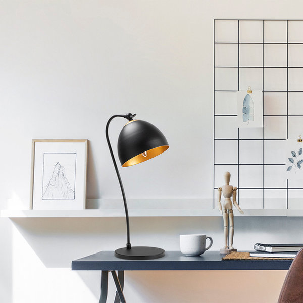 Opviq LumoVibe Noir: Modern Metal Glow Lamp | Opviq