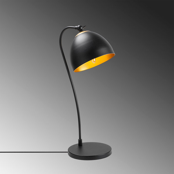 Opviq LumoVibe Noir: Modern Metal Glow Lamp | Opviq
