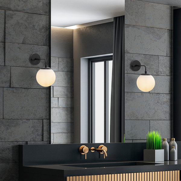 opviq LumoVibe NoirCream Wall Sconce | Opviq