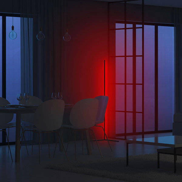 Opviq LumoVibe: Radiant Red Elegance Lamp | Opviq