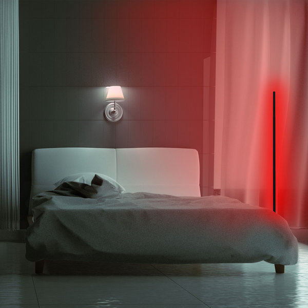 Opviq LumoVibe: Radiant Red Elegance Lamp | Opviq
