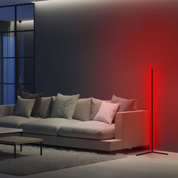 opviq LumoVibe: Radiant Red Elegance Lamp | Opviq