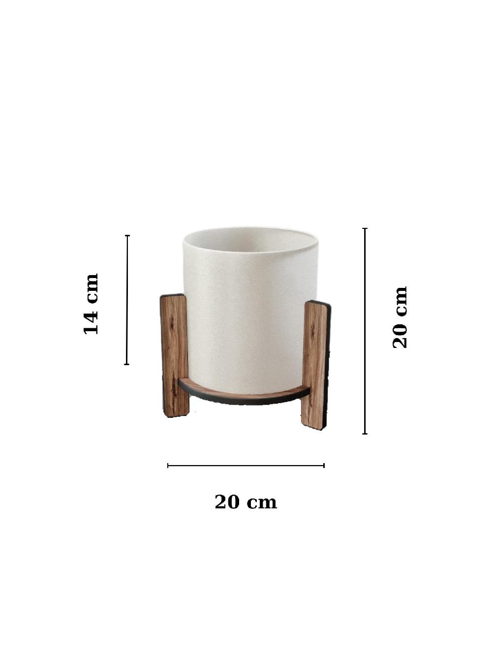 Opviq LumoWalnut Aura Table Glow Lamp | Opviq