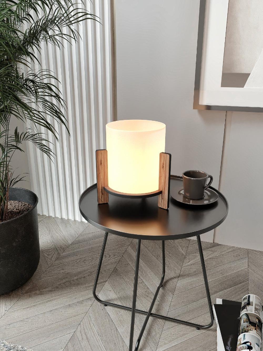 opviq LumoWalnut Aura Table Glow Lamp | Opviq
