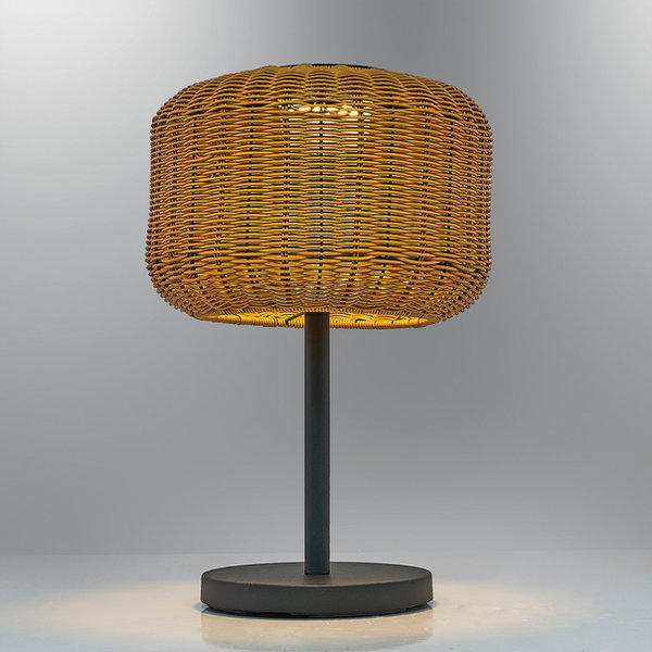 opviq LumoWick Solar Basket Lamp 3000K Glow | Opviq