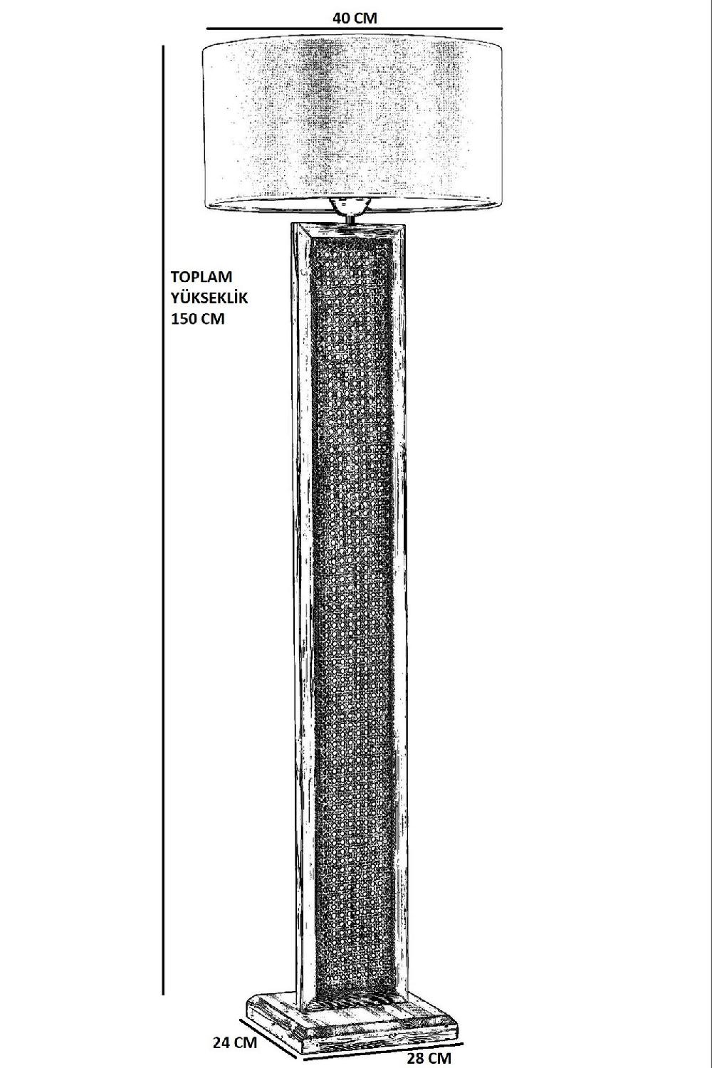 Opviq LumoWicker Forest Glow Lamp | Opviq