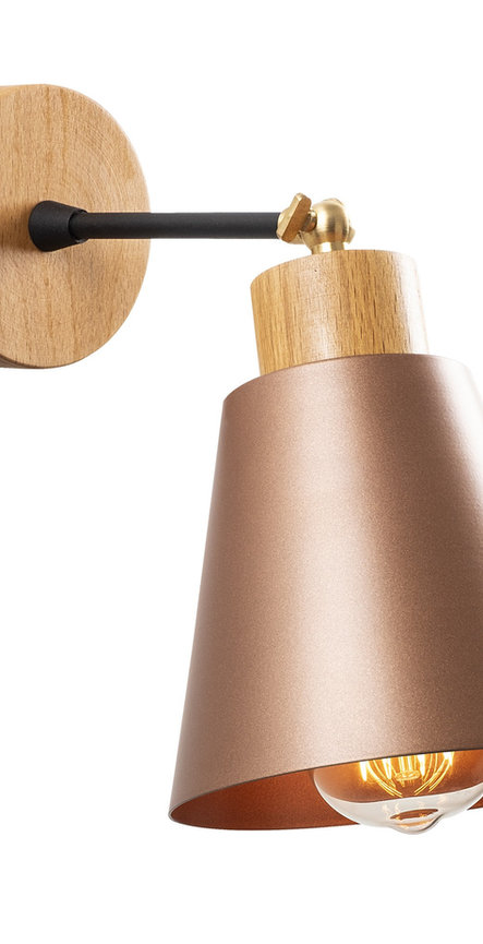 Opviq LustraCopper: Industrial Glow Wall Lamp | Opviq