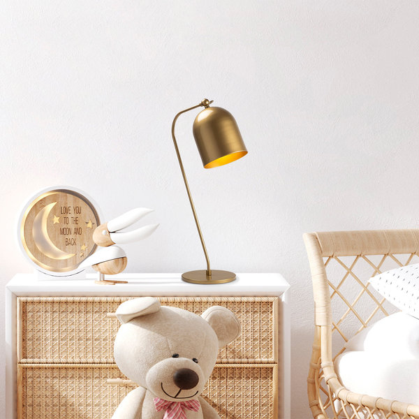 Opviq LustraGlo Copper Elegance Table Lamp | Opviq