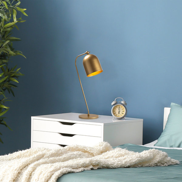 Opviq LustraGlo Copper Elegance Table Lamp | Opviq