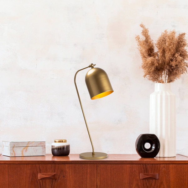 Opviq LustraGlo Copper Elegance Table Lamp | Opviq