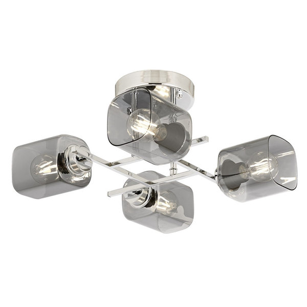 opviq LustraGlow Chrome Chandelier 44™ | Opviq