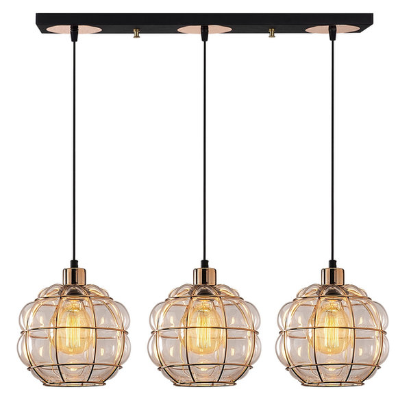 Opviq LustraGlow Copper Elegance Chandelier | Opviq