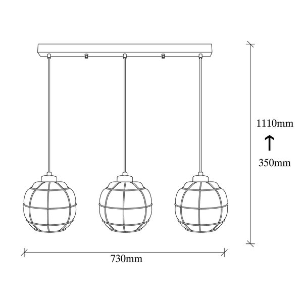 Opviq LustraGlow Copper Elegance Chandelier | Opviq