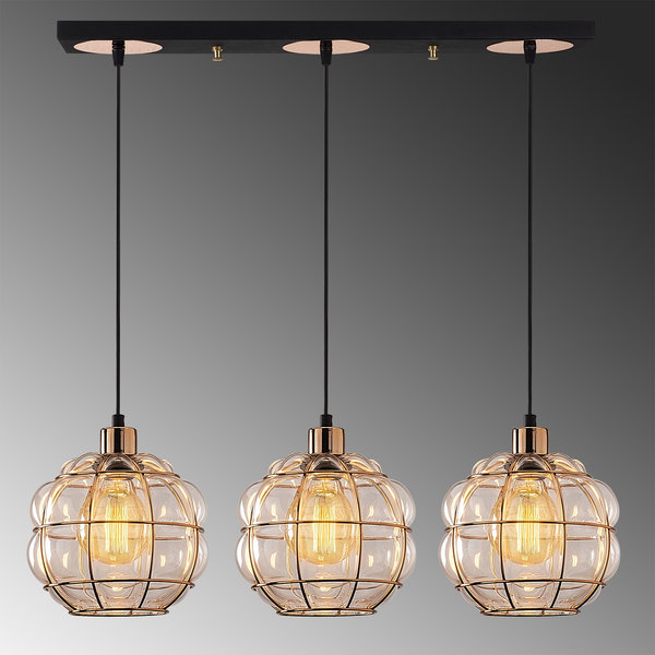 Opviq LustraGlow Copper Elegance Chandelier | Opviq