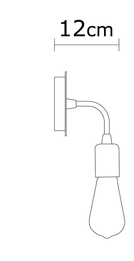 Opviq LustraGlow Copper Elegance Wall Lamp | Opviq