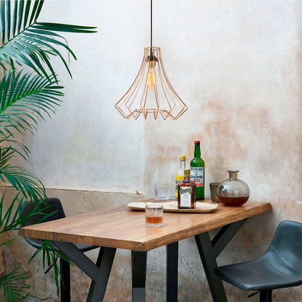 opviq LustraLoom CopperGlow Chandelier | Opviq