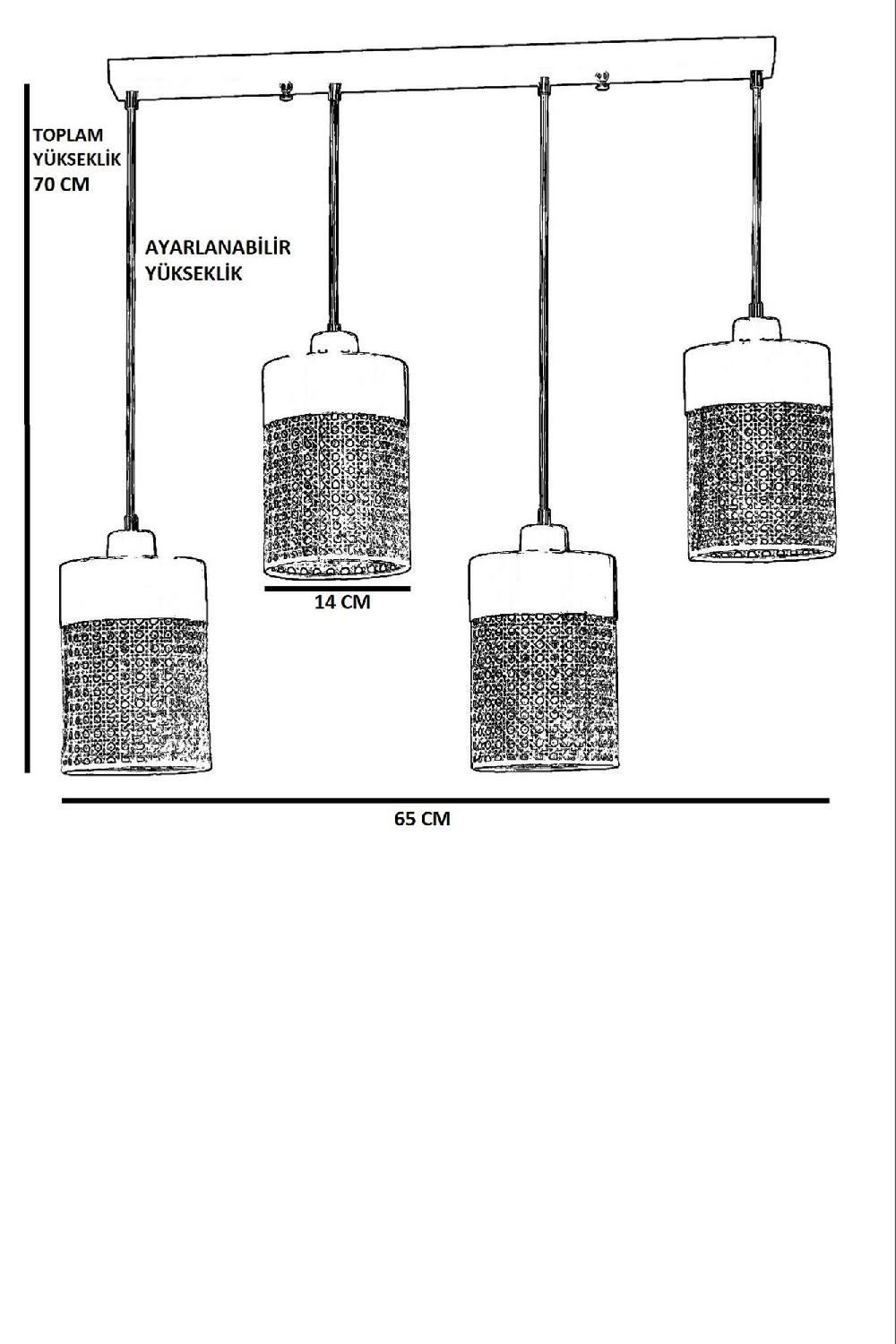 Opviq LustraLoom RattanGlow Chandelier | Opviq