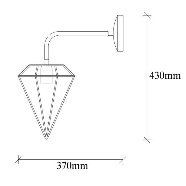 Opviq LustraLumina CopperGlow Wall Sconce | Opviq