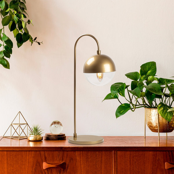 Opviq LustraLux: Copper Glow Table Lamp | Opviq