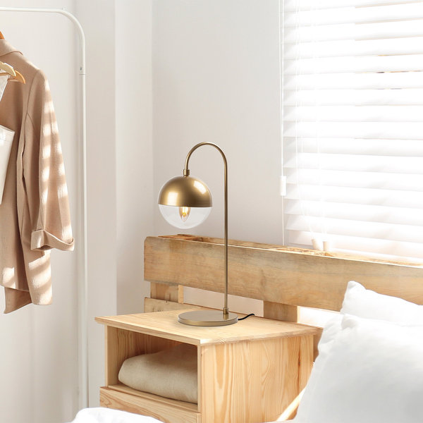 Opviq LustraLux: Copper Glow Table Lamp | Opviq