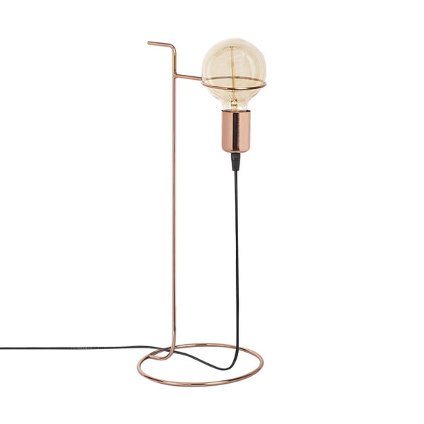 Opviq LustraLux Copper Glow Table Lamp | Opviq