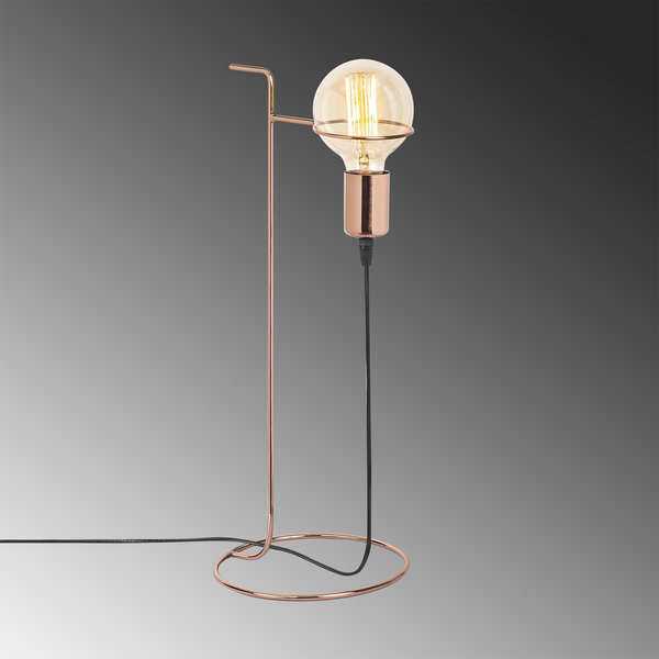 Opviq LustraLux Copper Glow Table Lamp | Opviq