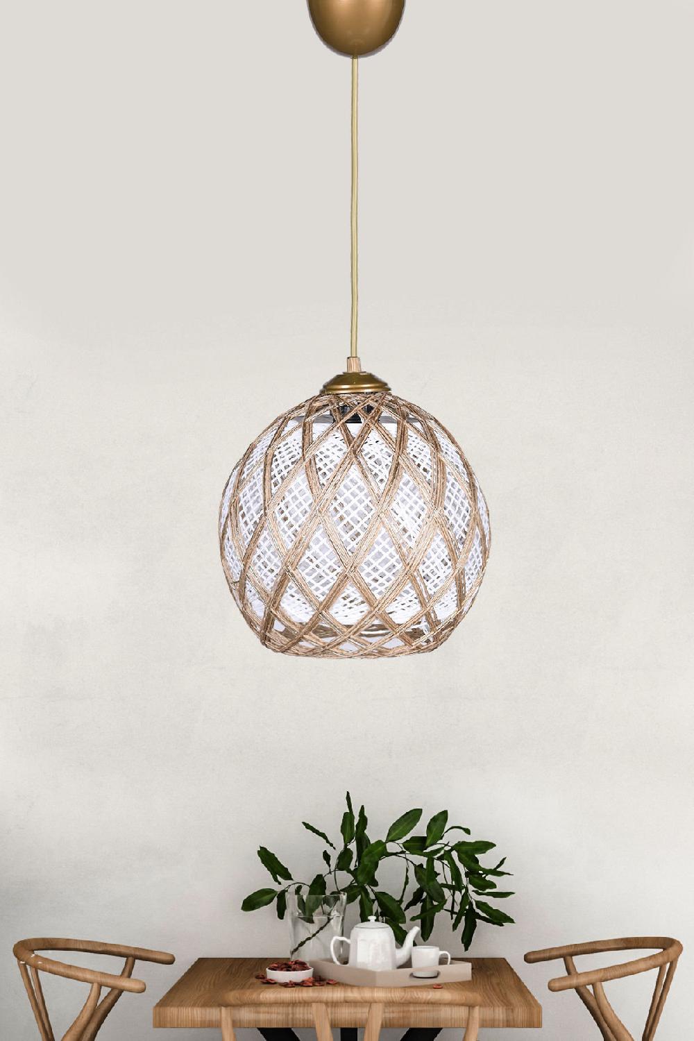 opviq LustraLux CottonChic Chandelier | Opviq
