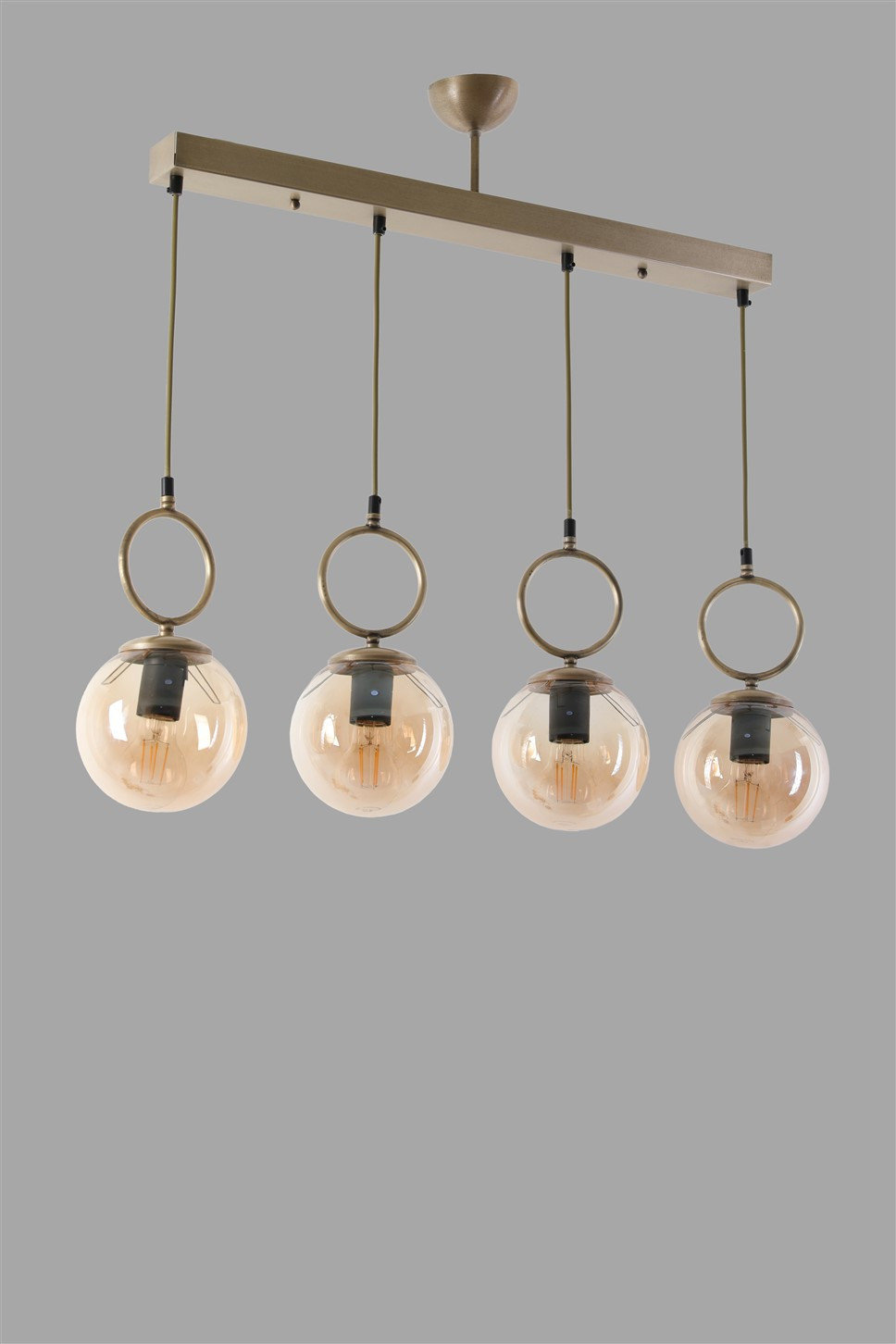 Opviq LustraLuxe Copper Glow Chandelier | Opviq