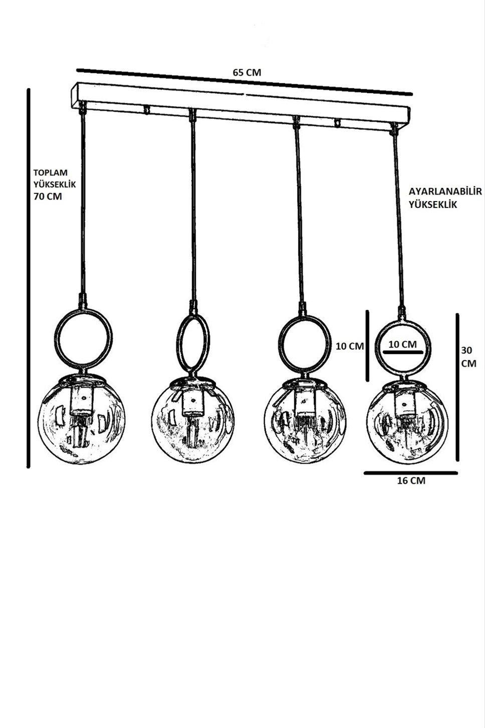 Opviq LustraLuxe Copper Glow Chandelier | Opviq