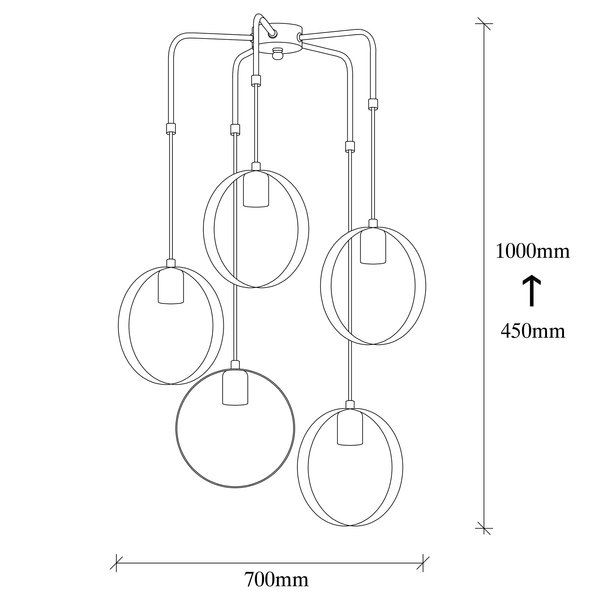 Opviq LustraLuxe Halo Chandelier | Opviq