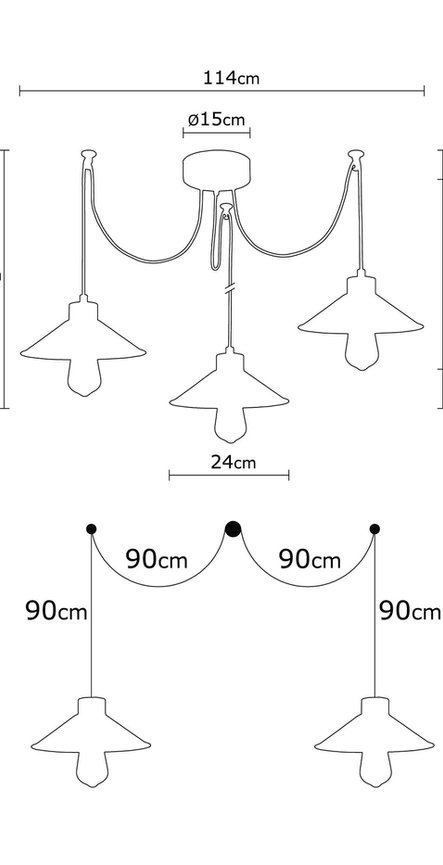 Opviq LustraNova Copper Elegance Chandelier | Opviq