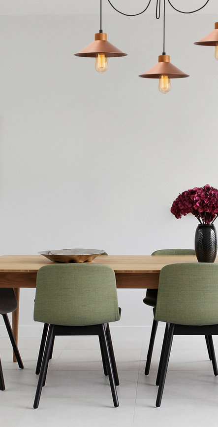 opviq LustraNova Copper Elegance Chandelier | Opviq