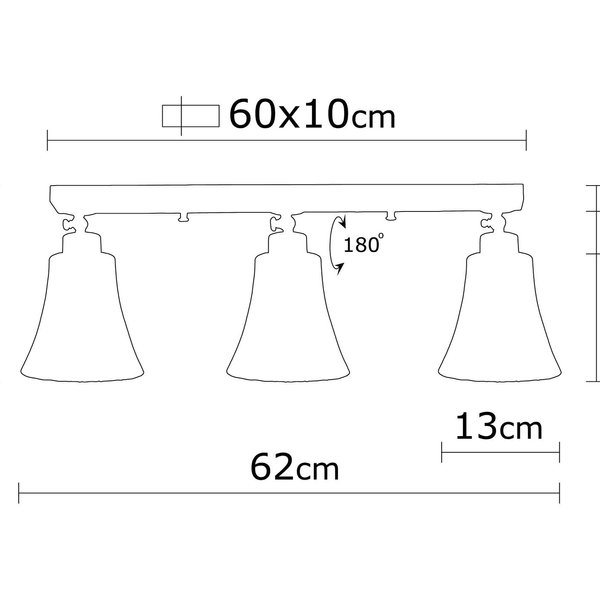 Opviq LustraNova Copper Glow Chandelier 62cm | Opviq