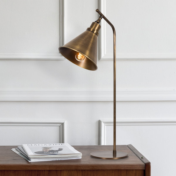 opviq LustraNova CopperGlow Table Lamp | Opviq