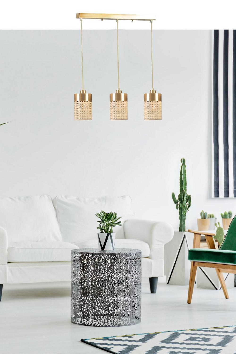 opviq LustraRattan Elegance Chandelier | Opviq