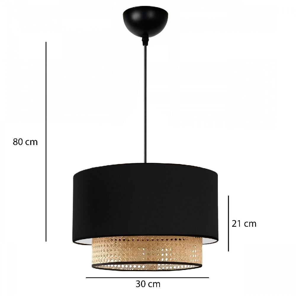 Opviq LustraRattan Noir Elegance Chandelier | Opviq