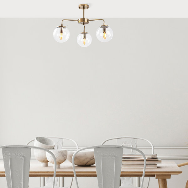 opviq LustraVibe Copper Elegance Chandelier | Opviq