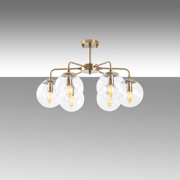 Opviq LustraVibe Copper Elegance Chandelier | Opviq