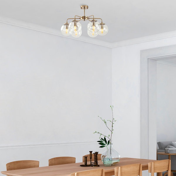 opviq LustraVibe Copper Elegance Chandelier | Opviq