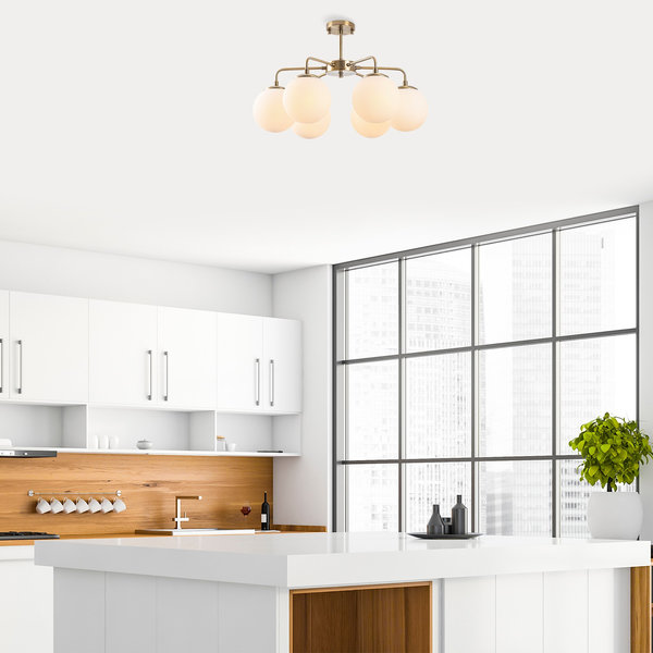 Opviq LustraVibe Copper Elegance Chandelier | Opviq