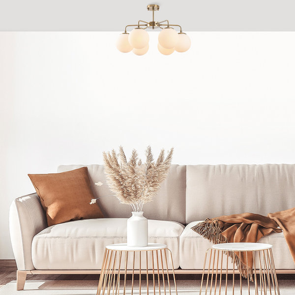 opviq LustraVibe Copper Elegance Chandelier | Opviq