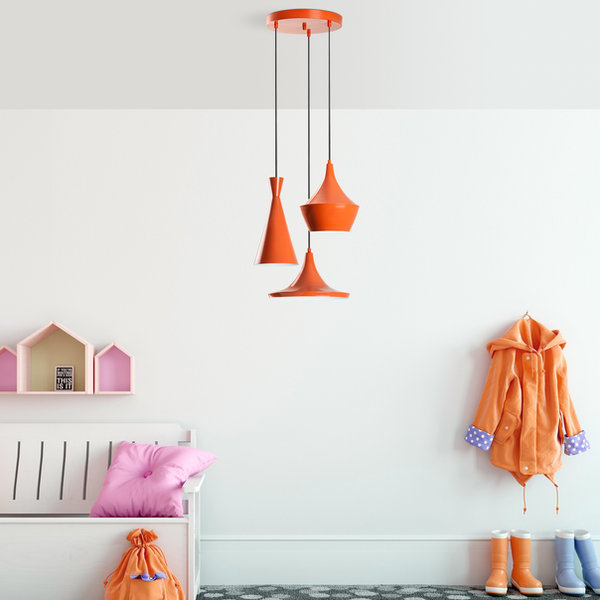 Opviq LustraVibe Orange Elegance Chandelier | Opviq