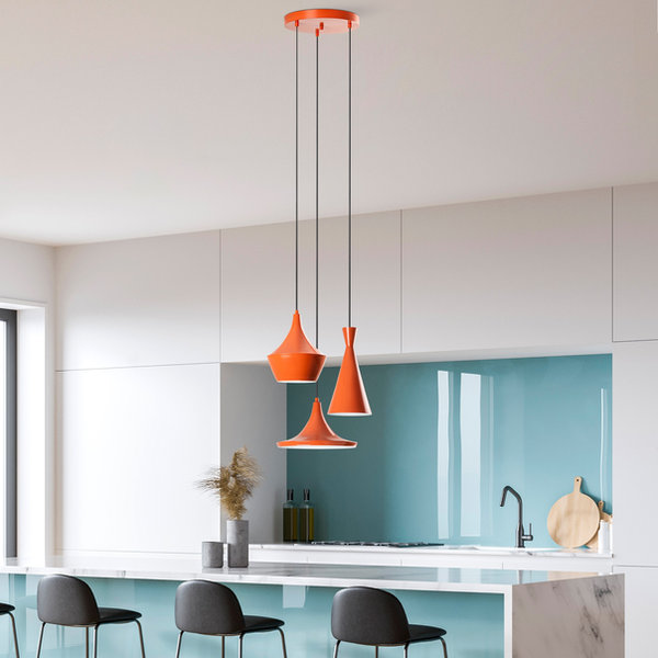 Opviq LustraVibe Orange Elegance Chandelier | Opviq