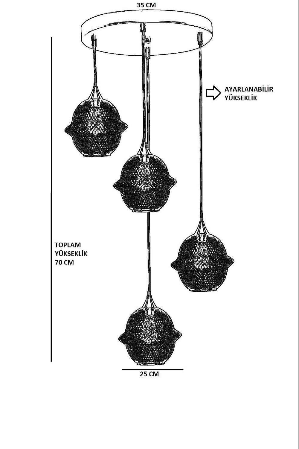 Opviq LustraVogue Antique Black Chandelier | Opviq