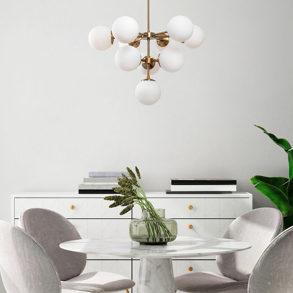 opviq LustraVogue CopperGlow Chandelier | Opviq