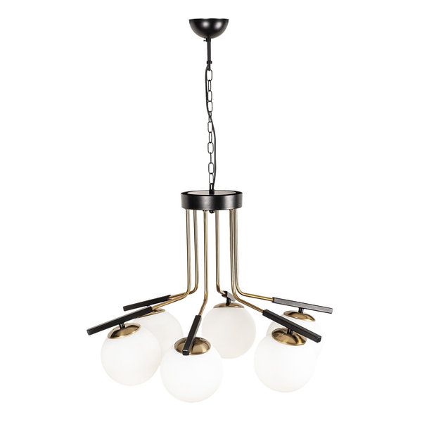 Opviq LustraVogue: Luxe Iron & Glass Chandelier | Opviq