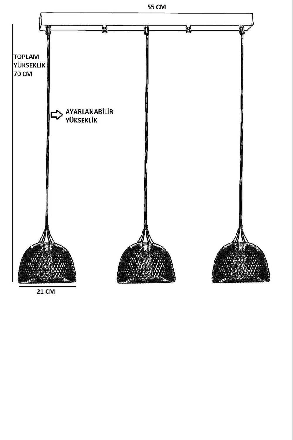 Opviq Lustre Noir Elegance Chandelier | Opviq