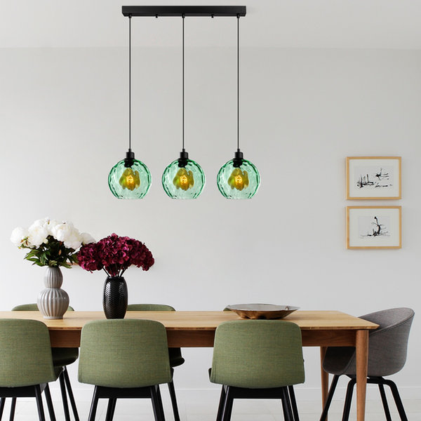 opviq LustreAura Verde Chandelier | Opviq