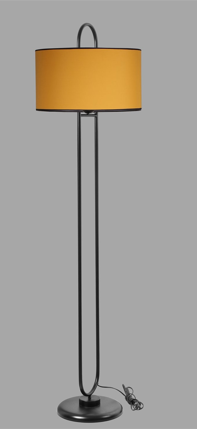 Opviq LustreBreeze Mustard Glow Floor Lamp | Opviq