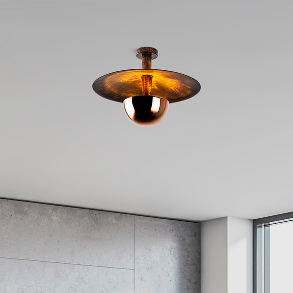opviq LustreCrafters CopperGlow Chandelier | Opviq